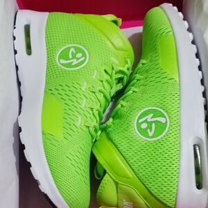 Zumba Fitness Neon Green Sneakers Unisex